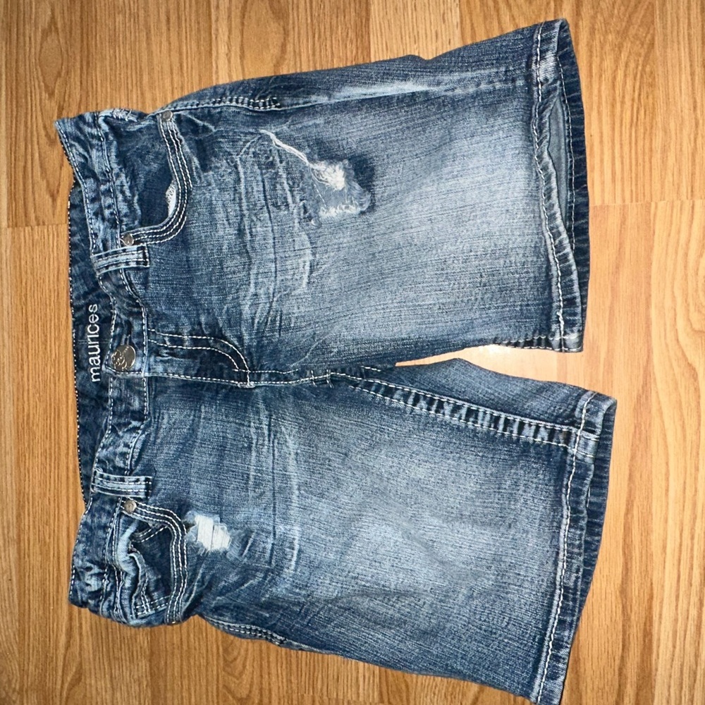 Maurices Blue Denim Shorts